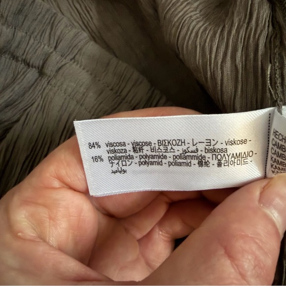 Zara Crinkle Trouser - Brown - Drawstring - Relaxed Fit - travel - comfort - Picture 7 of 7